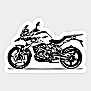 G 310 GS Bike Sketch Art Sticker